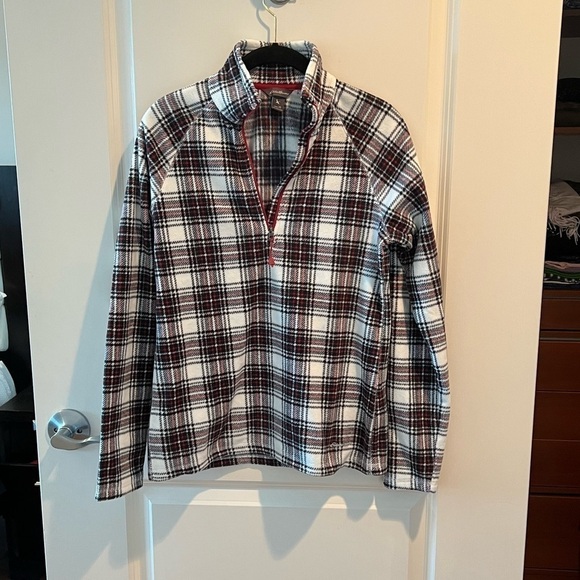 Eddie Bauer Plaid Fleece - Picture 1 of 9
